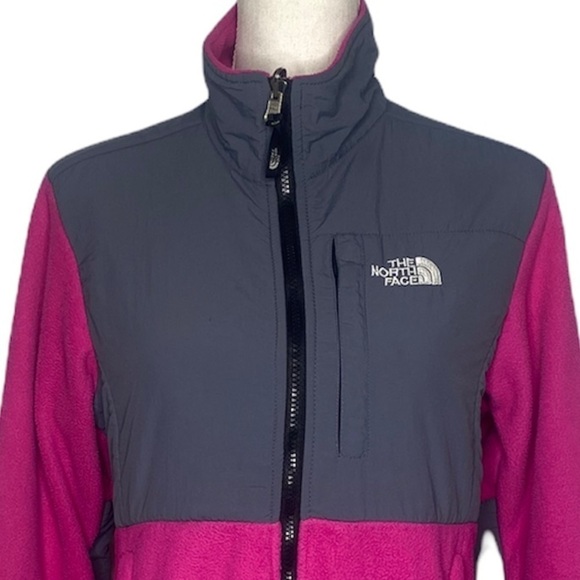 The North Face Full Zip Hot Pink Gray Jacket - Picture 9 of 15